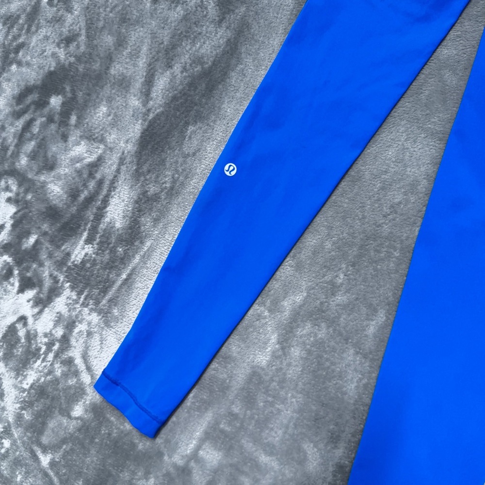 Lululemon Fast and Free 7/8 Leggings Womens 2 Cerulean Nulux‎ Running Active - Picture 4 of 10